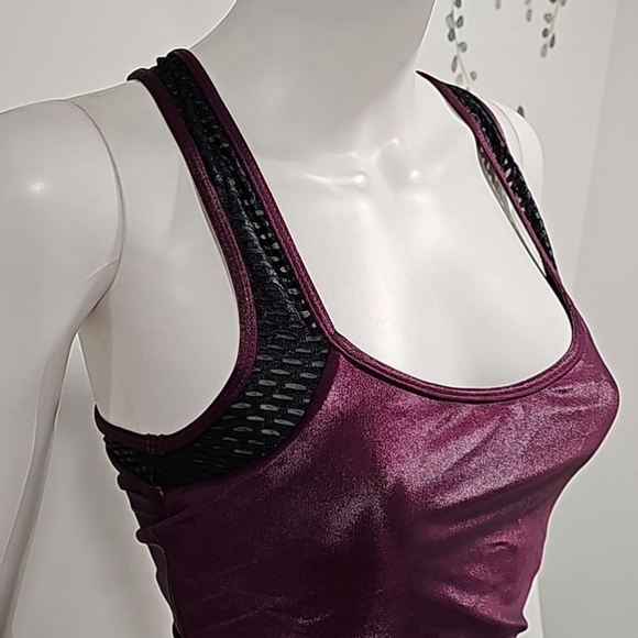 Koral Fling Infinity Tank - Eggplant/Black Sz Small - Picture 5 of 13